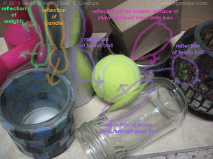 Reflect/Refract form study w/ notes